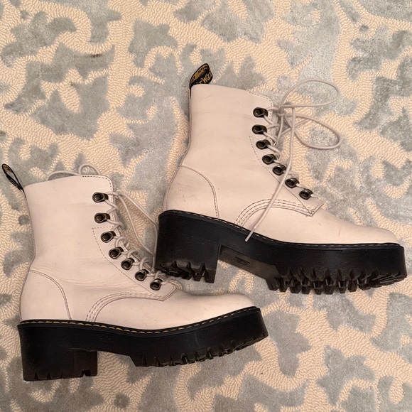 Dr. Martens Off-White Combat Boots - Picture 2 of 4